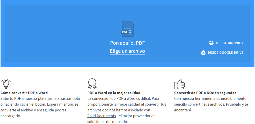 Con SmallPDF convierta, comprima, y una sus PDF desde el navegador