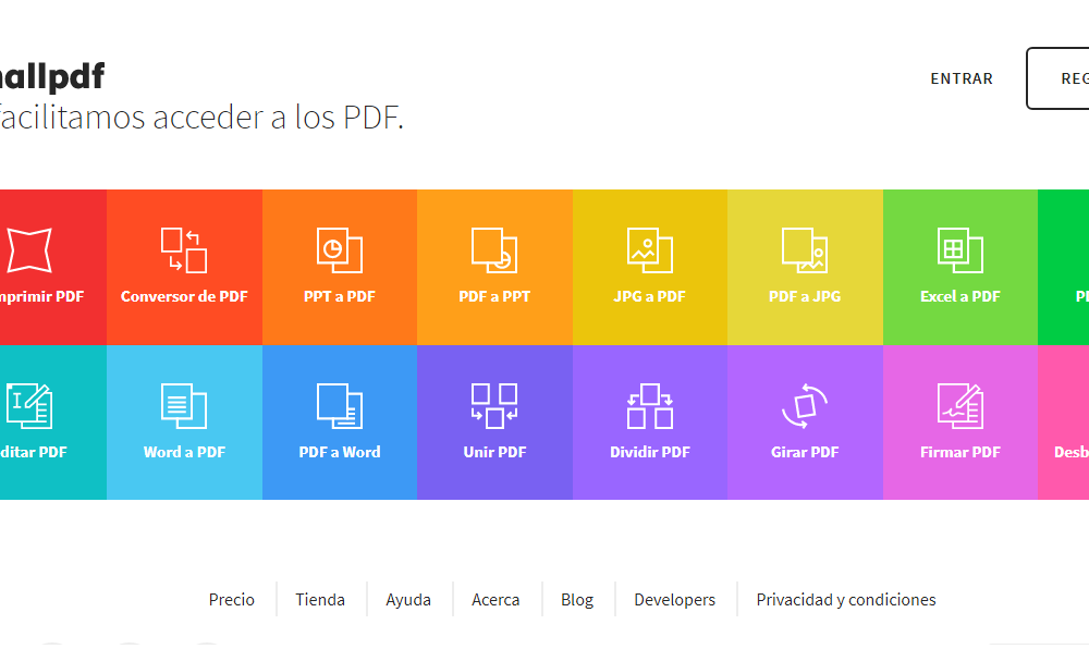 Con Smallpdf Convierta Comprima Y Una Sus Pdf Desde El Navegador